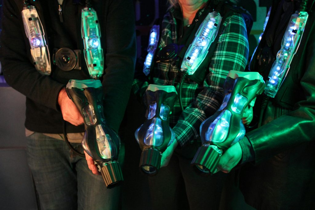 Laser Tag kids party idea